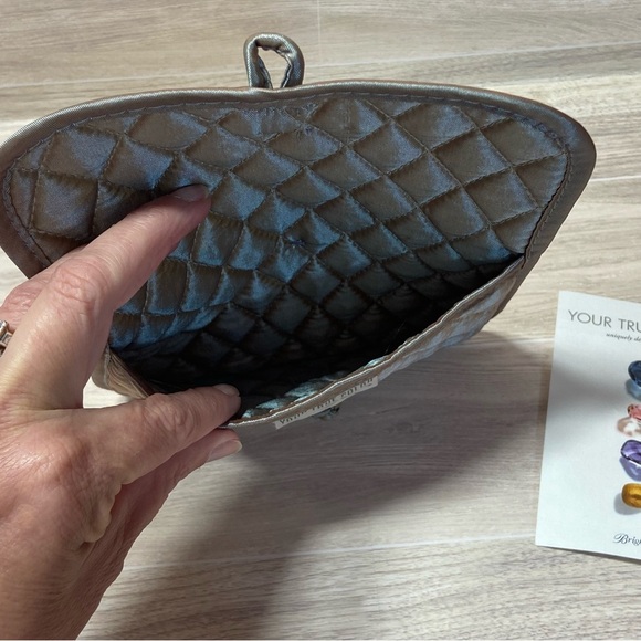 BRIGHTON / Your True Color Gold Iridescent Carry All Pouch - Picture 4 of 8